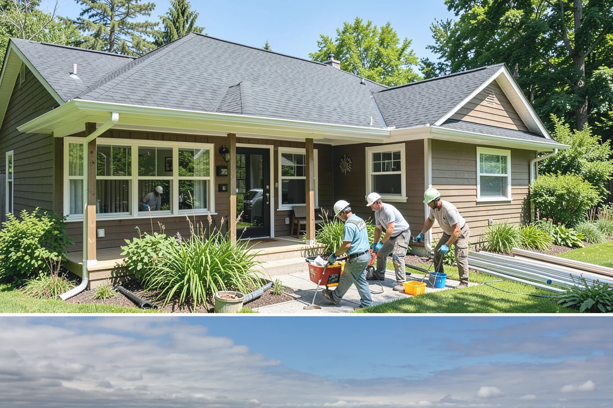 Barndominium Construction in University Place, Pierce County, WA - Erecting the shell during a dry summer stretch lets us close it in fast and finish the interior through the wet season.