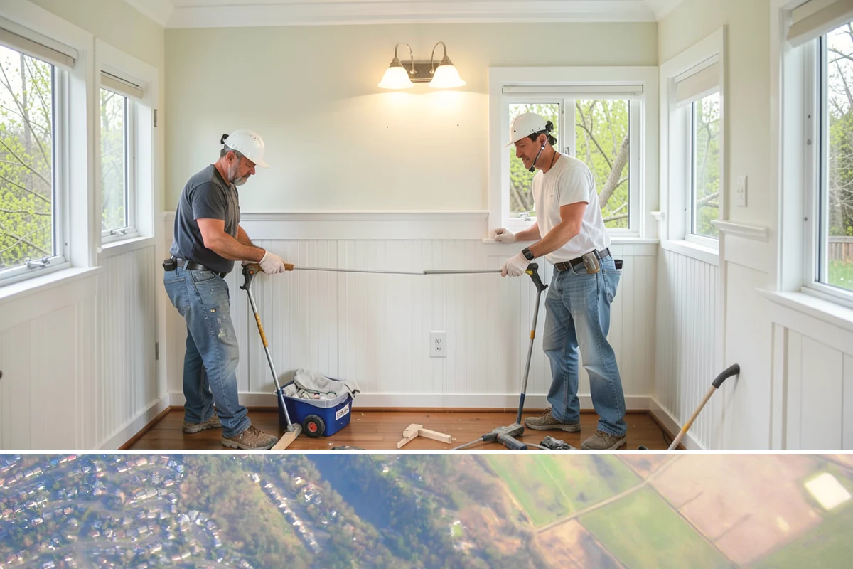 Baseboard Installation in Algona, King County, WA - Baseboard installation is unaffected by Western Washington weather and slots neatly into flooring projects any time of year.