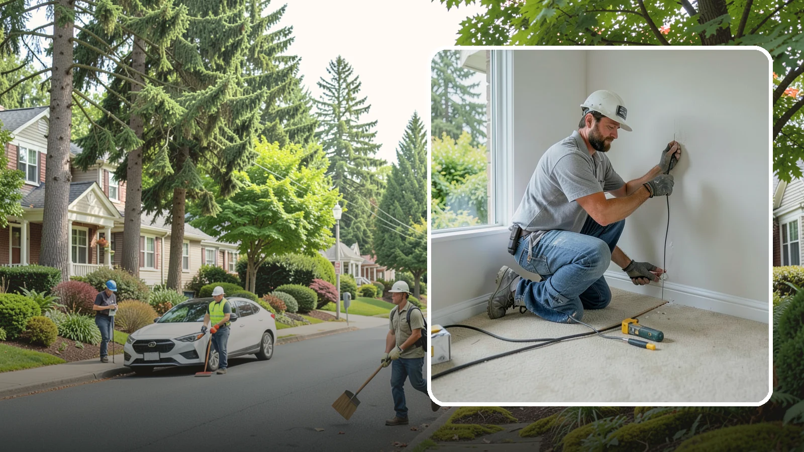 Baseboard Installation in Beaux Arts Village, King County, WA - Sturdy baseboard installation that protects wall bottoms and delivers a crisp line where walls meet the floor.