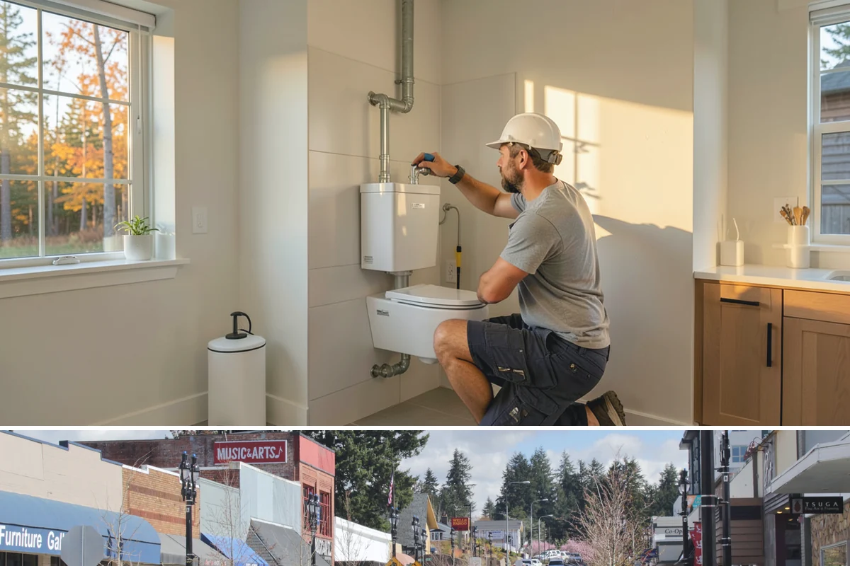 Baseboard Installation in Bothell, King County, WA - Baseboard installation is unaffected by Western Washington weather and slots neatly into flooring projects any time of year.