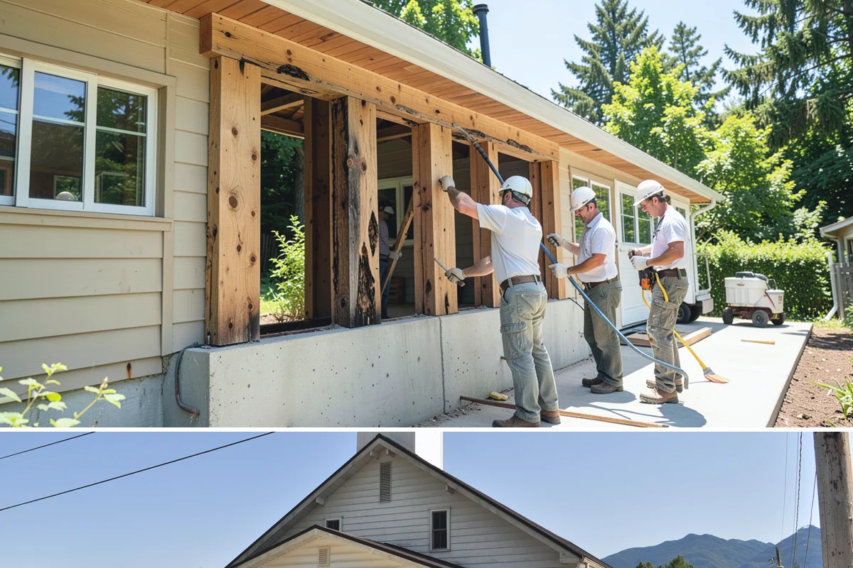 Baseboard Installation in Concrete, Skagit County, WA - Baseboard installation is unaffected by Western Washington weather and slots neatly into flooring projects any time of year.