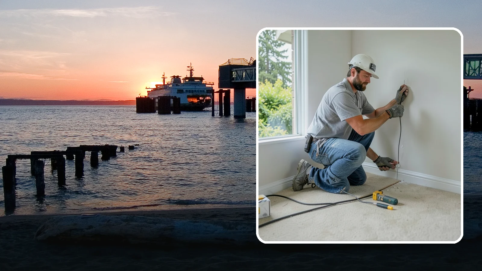 Baseboard Installation in Edmonds, Snohomish County, WA - Sturdy baseboard installation that protects wall bottoms and delivers a crisp line where walls meet the floor.