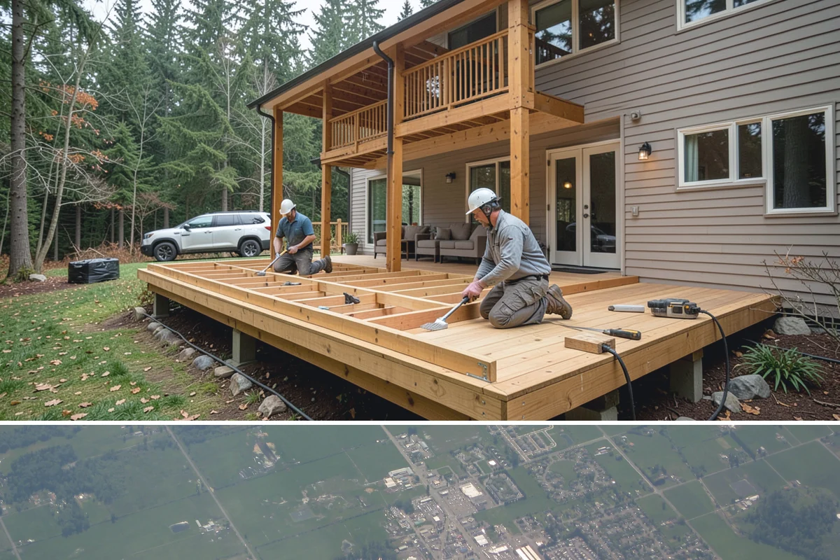 Baseboard Installation in Enumclaw, King County, WA - Baseboard installation is unaffected by Western Washington weather and slots neatly into flooring projects any time of year.
