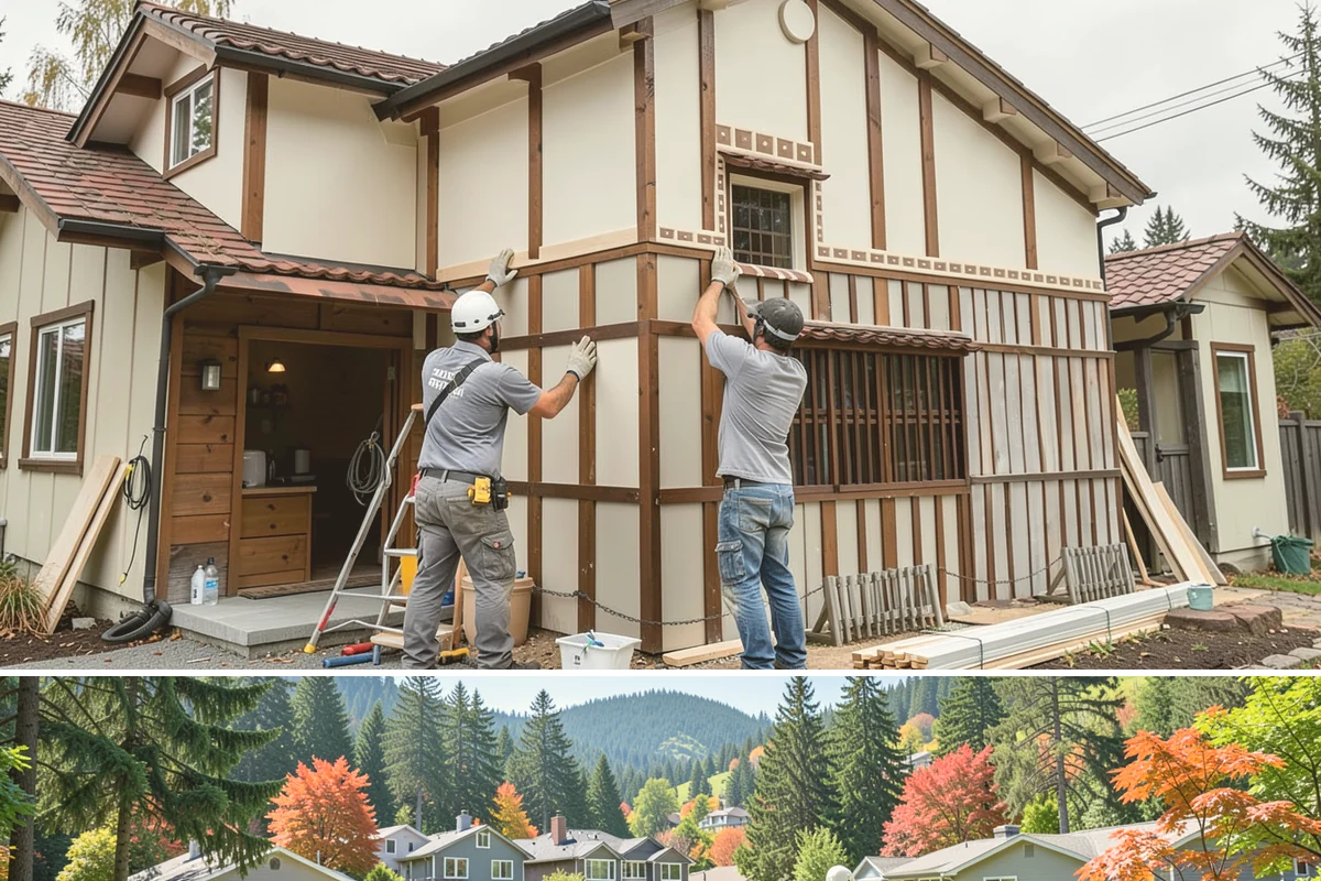 Baseboard Installation in Fircrest, Pierce County, WA - Baseboard installation is unaffected by Western Washington weather and slots neatly into flooring projects any time of year.