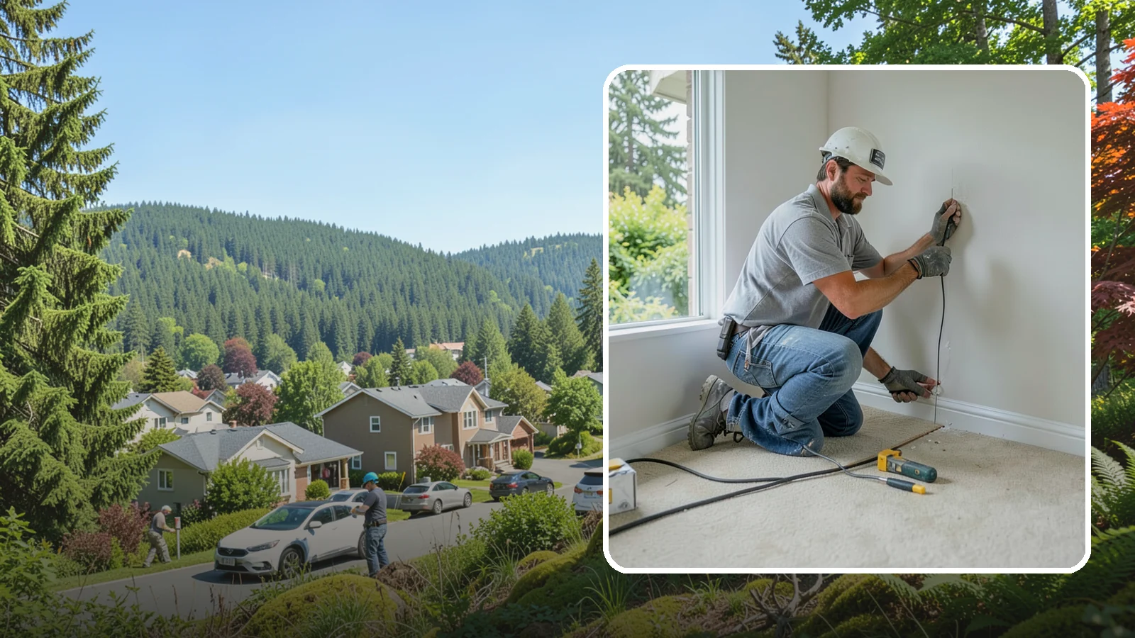 Baseboard Installation in Index, Snohomish County, WA - Sturdy baseboard installation that protects wall bottoms and delivers a crisp line where walls meet the floor.