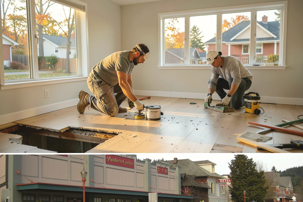 Baseboard Installation in Issaquah, King County, WA - Baseboard installation is unaffected by Western Washington weather and slots neatly into flooring projects any time of year.