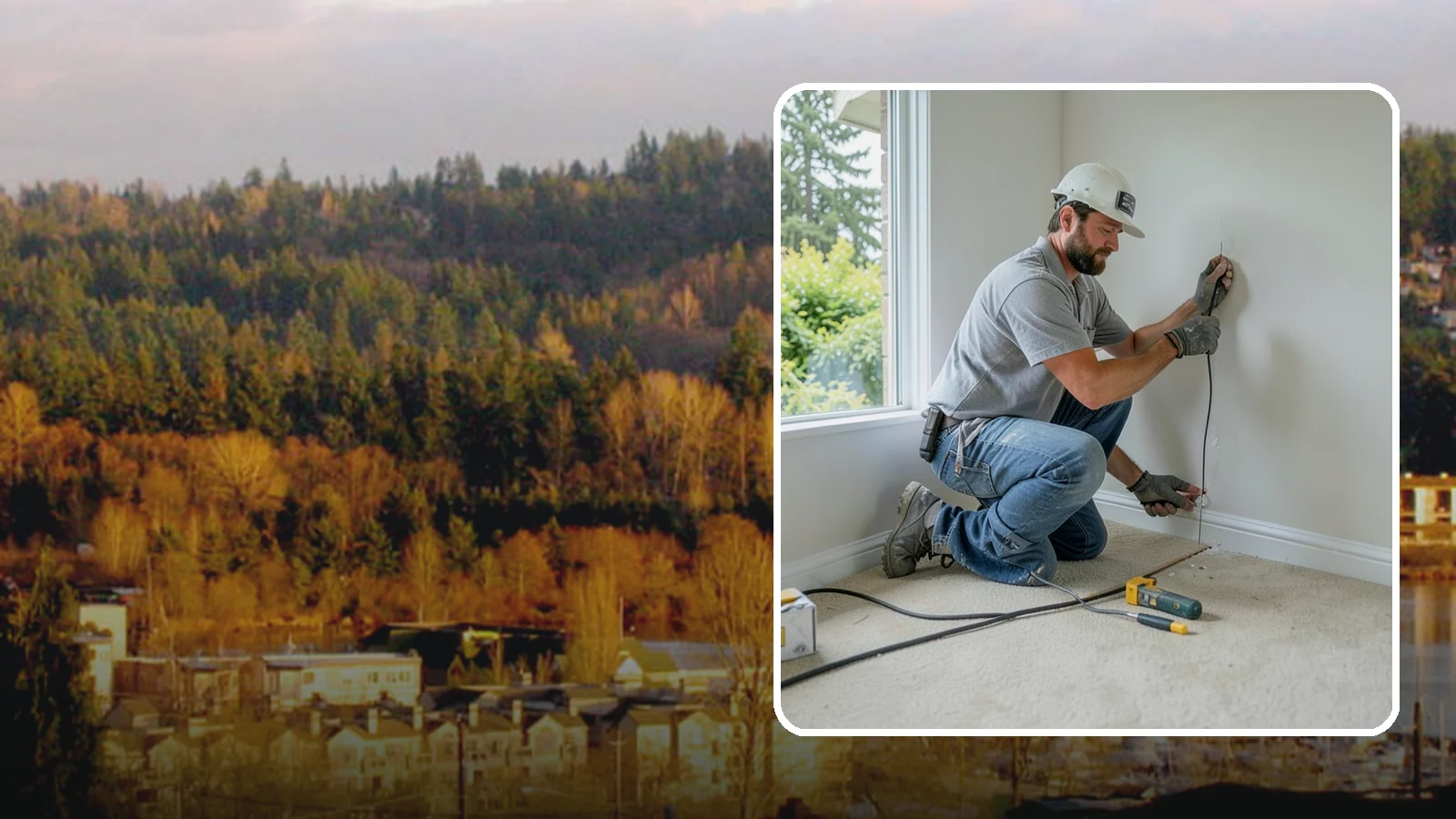Baseboard Installation in Kenmore, King County, WA - Sturdy baseboard installation that protects wall bottoms and delivers a crisp line where walls meet the floor.