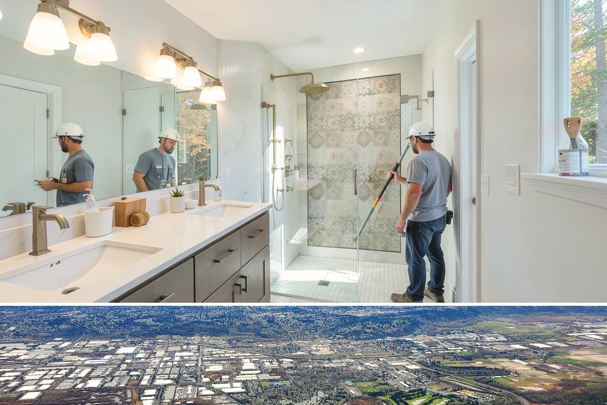 Baseboard Installation in Kent, King County, WA - Baseboard installation is unaffected by Western Washington weather and slots neatly into flooring projects any time of year.