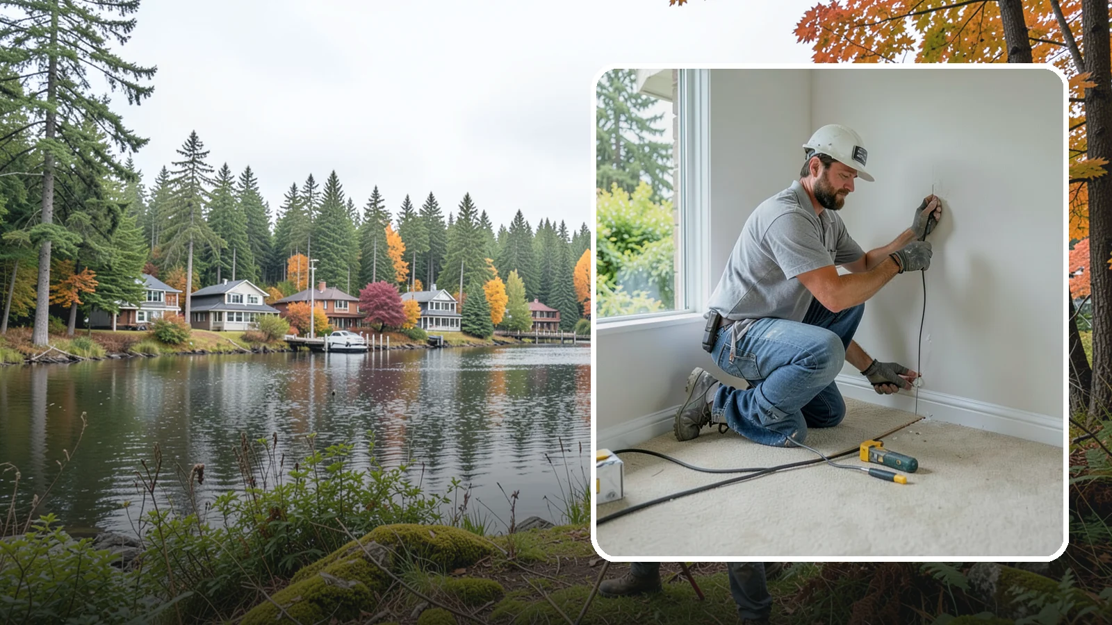 Baseboard Installation in La Conner, Skagit County, WA - Sturdy baseboard installation that protects wall bottoms and delivers a crisp line where walls meet the floor.