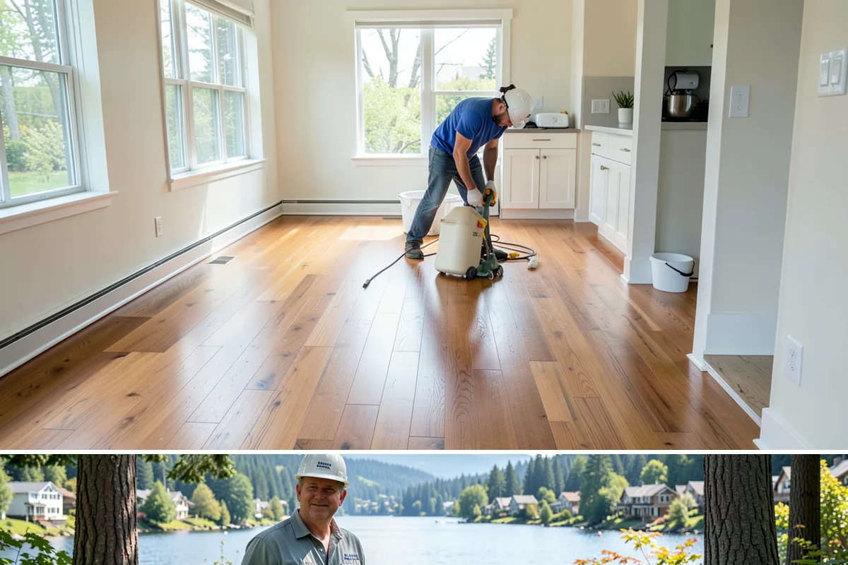 Baseboard Installation in Milton, King County, WA - Baseboard installation is unaffected by Western Washington weather and slots neatly into flooring projects any time of year.