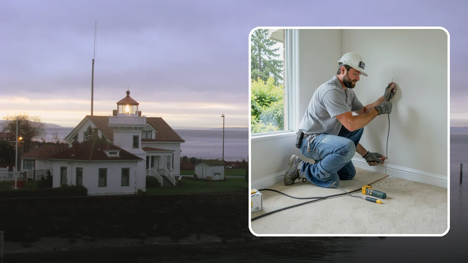Baseboard Installation in Mukilteo, Snohomish County, WA - Sturdy baseboard installation that protects wall bottoms and delivers a crisp line where walls meet the floor.