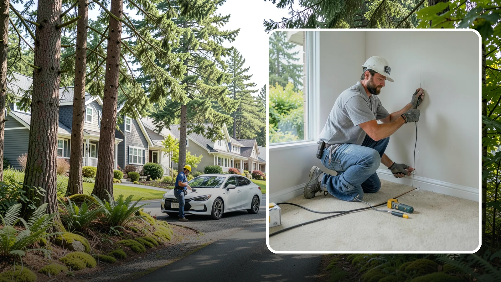 Baseboard Installation in Normandy Park, King County, WA - Sturdy baseboard installation that protects wall bottoms and delivers a crisp line where walls meet the floor.