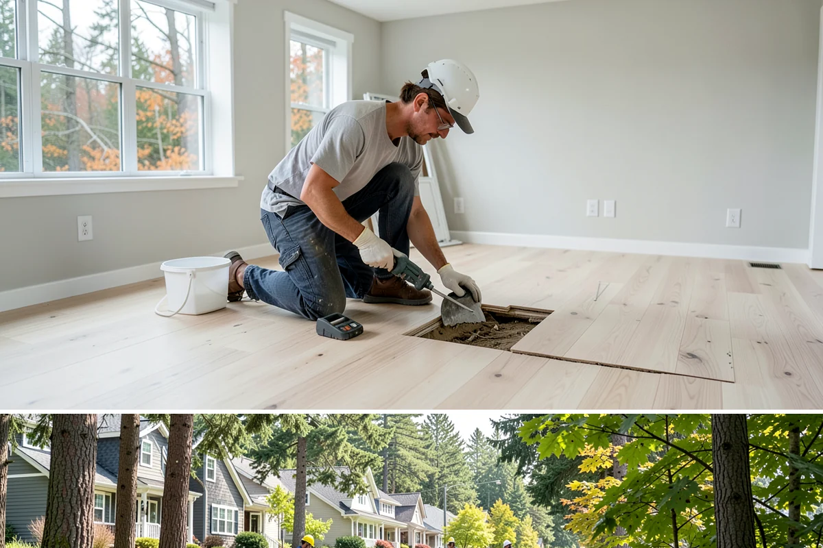 Baseboard Installation in Normandy Park, King County, WA - Baseboard installation is unaffected by Western Washington weather and slots neatly into flooring projects any time of year.