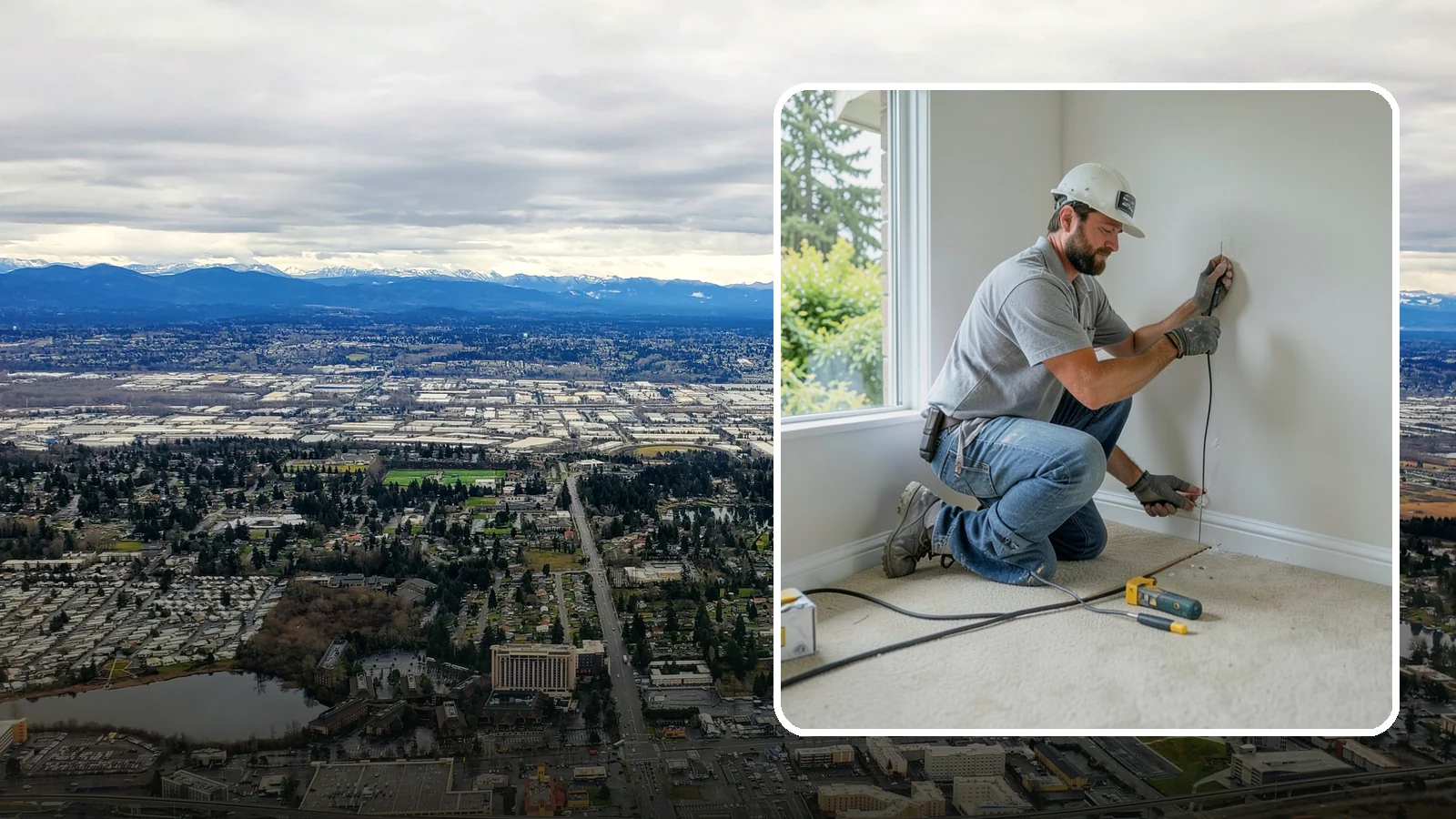 Baseboard Installation in SeaTac, King County, WA - Sturdy baseboard installation that protects wall bottoms and delivers a crisp line where walls meet the floor.