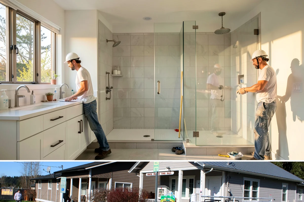 Baseboard Installation in South Prairie, Pierce County, WA - Baseboard installation is unaffected by Western Washington weather and slots neatly into flooring projects any time of year.