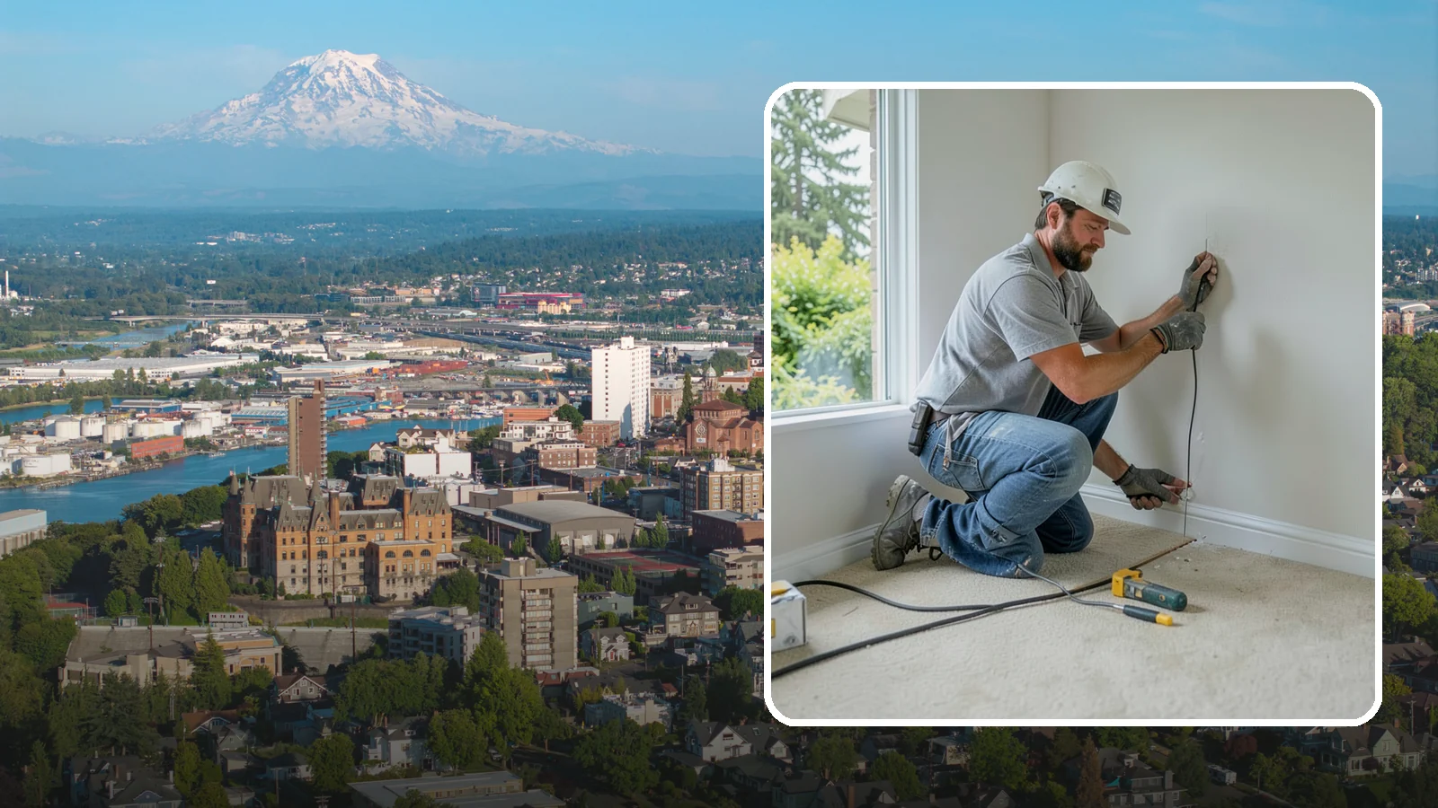 Baseboard Installation in Tacoma, Pierce County, WA - Sturdy baseboard installation that protects wall bottoms and delivers a crisp line where walls meet the floor.