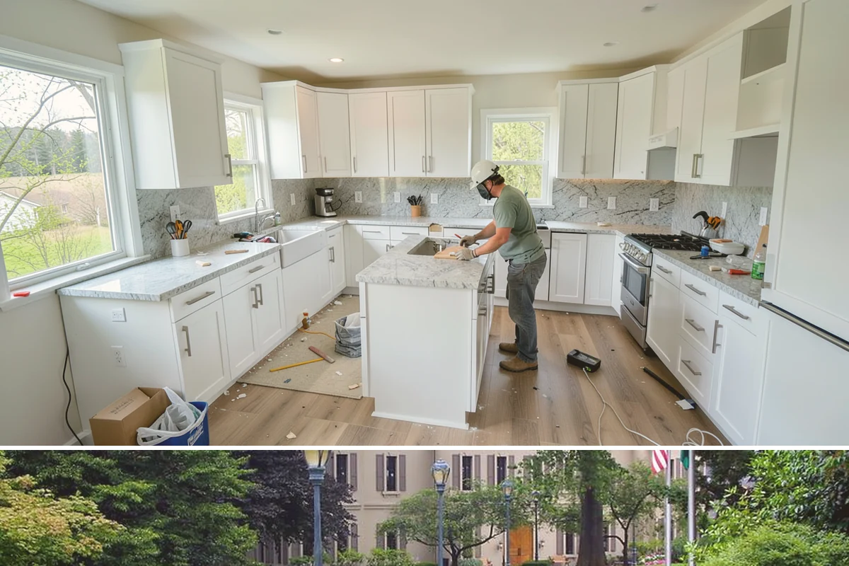Baseboard Installation in Woodinville, King County, WA - Baseboard installation is unaffected by Western Washington weather and slots neatly into flooring projects any time of year.