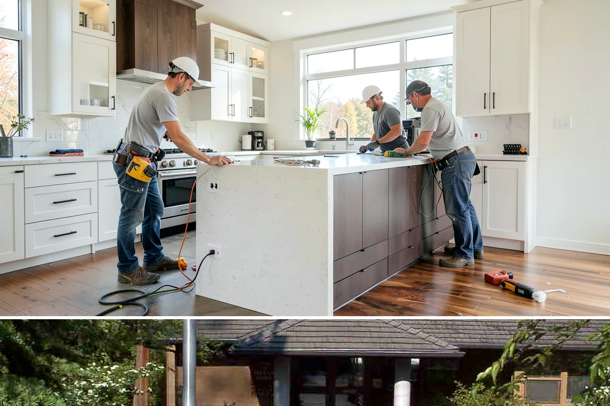 Baseboard Installation in Yarrow Point, King County, WA - Baseboard installation is unaffected by Western Washington weather and slots neatly into flooring projects any time of year.