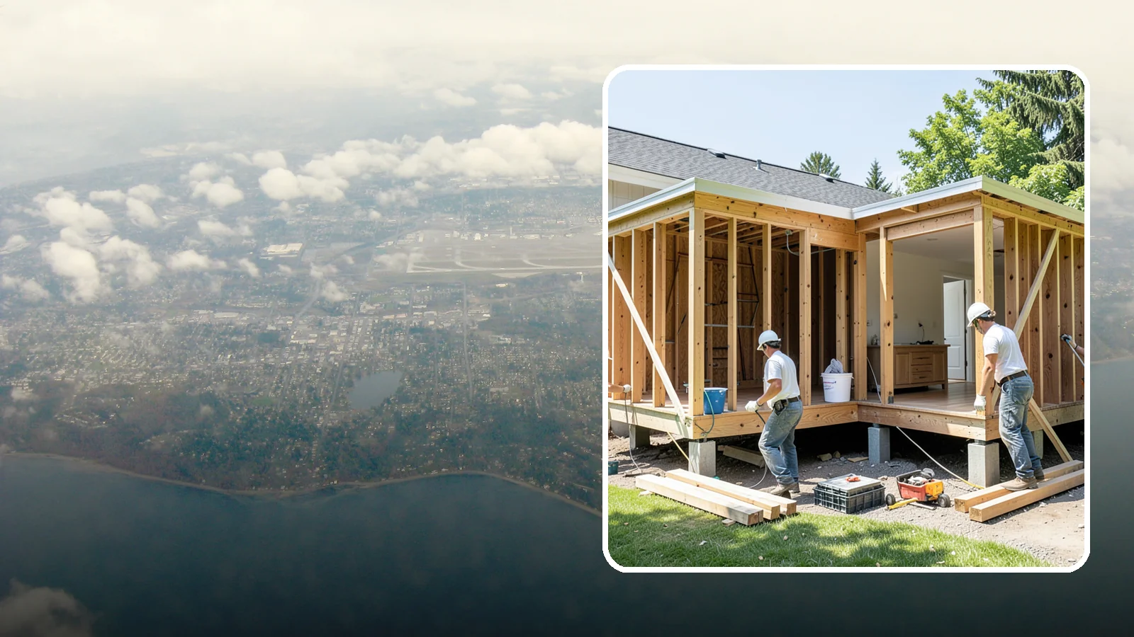 Basement ADU Conversion in Burien, King County, WA - Basement ADU conversion that turns unused lower-level space into a legal apartment in your Western Washington home.