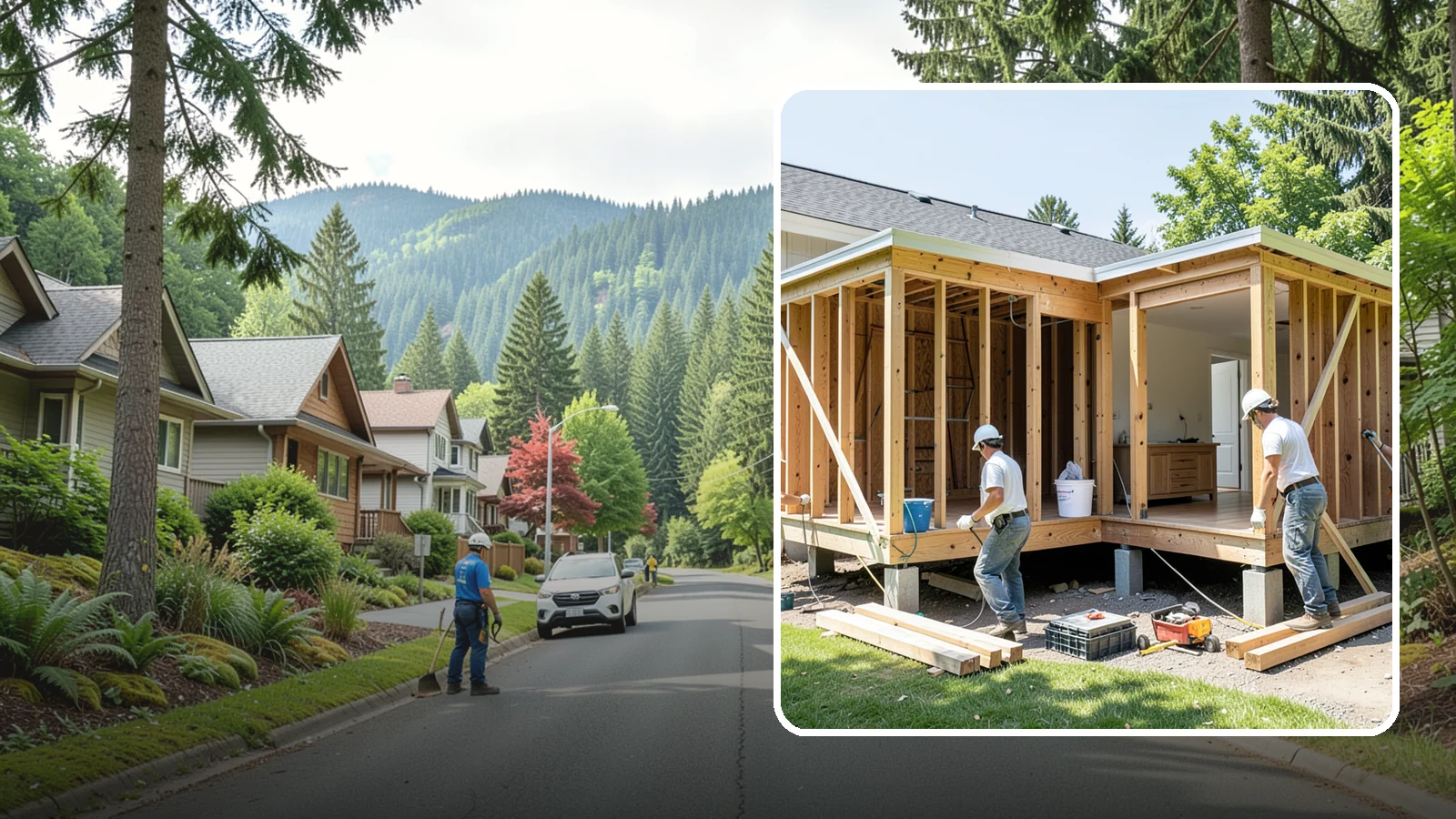 Basement ADU Conversion in Darrington, Snohomish County, WA - Basement ADU conversion that turns unused lower-level space into a legal apartment in your Western Washington home.