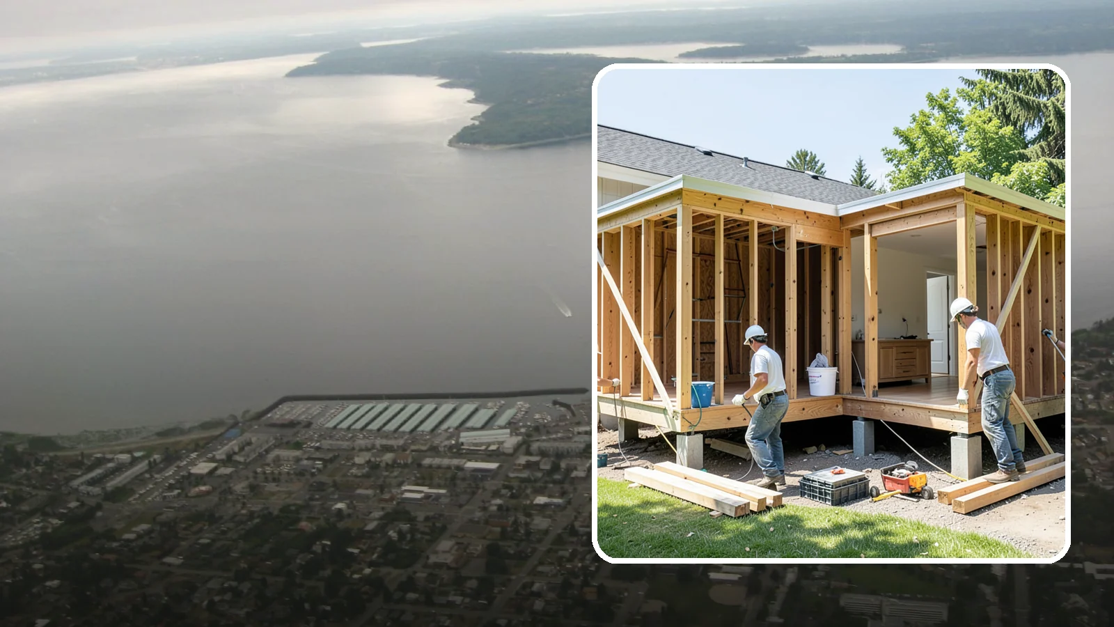 Basement ADU Conversion in Des Moines, King County, WA - Basement ADU conversion that turns unused lower-level space into a legal apartment in your Western Washington home.