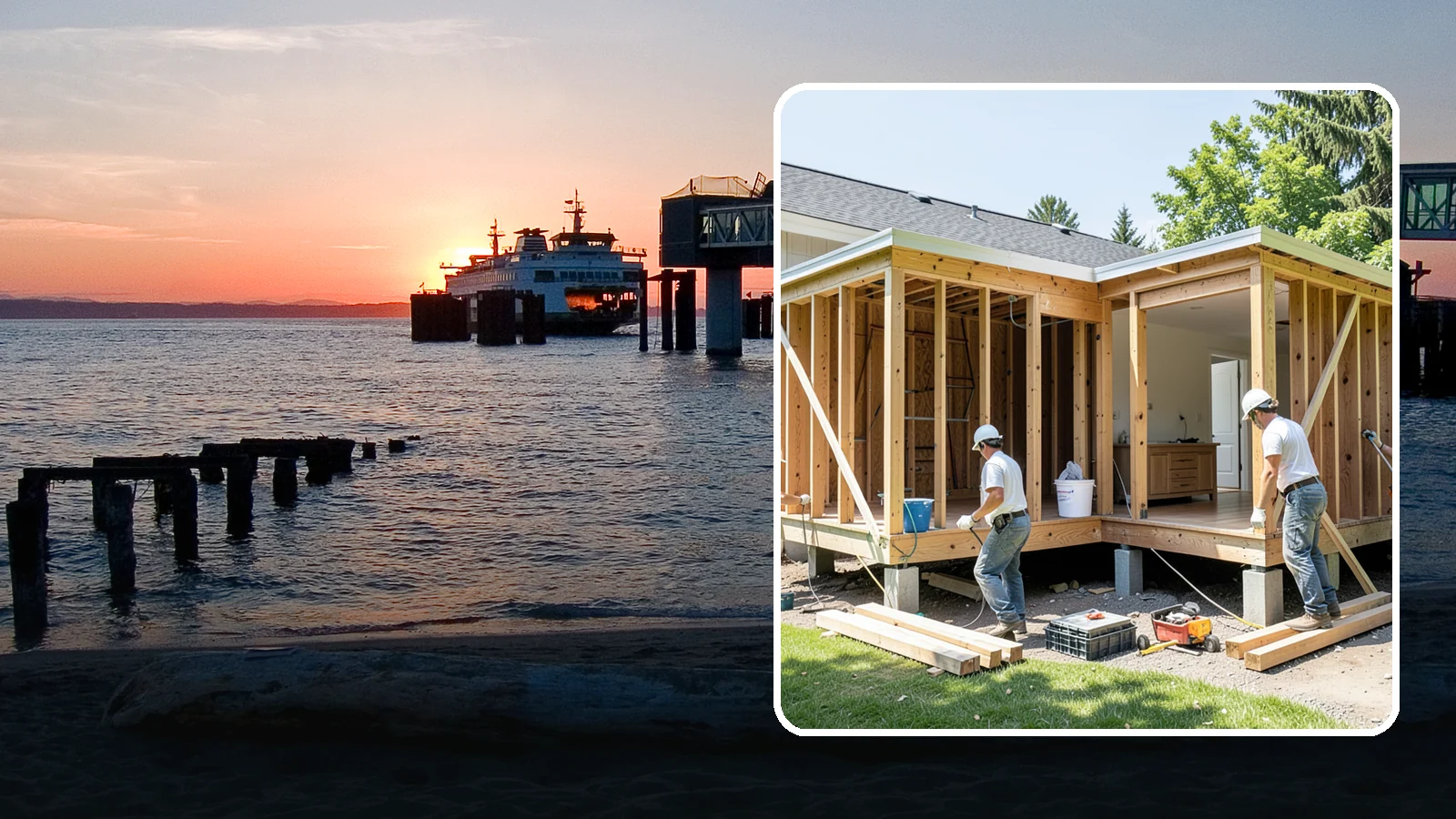 Basement ADU Conversion in Edmonds, Snohomish County, WA - Basement ADU conversion that turns unused lower-level space into a legal apartment in your Western Washington home.