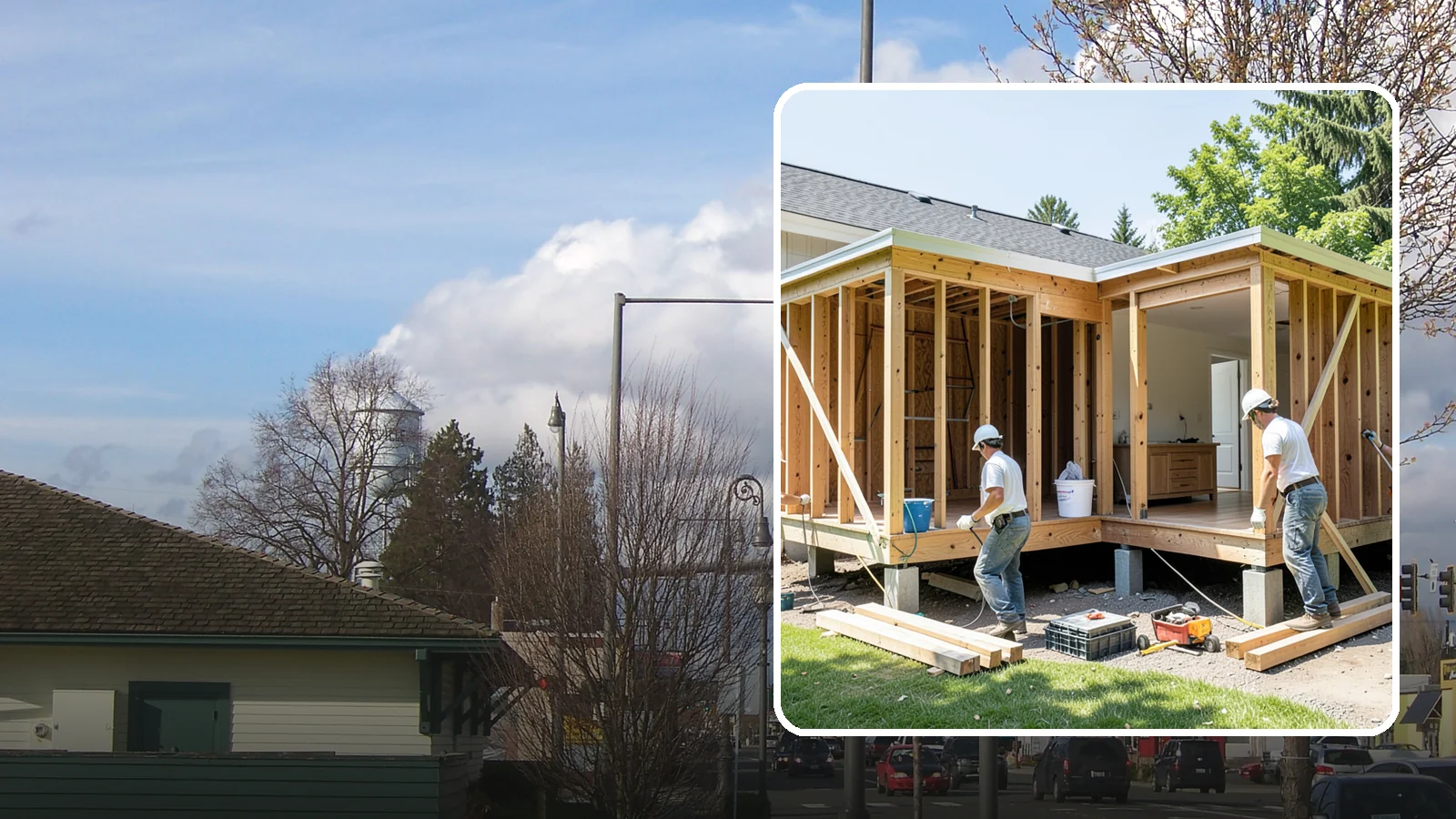 Basement ADU Conversion in Marysville, Snohomish County, WA - Basement ADU conversion that turns unused lower-level space into a legal apartment in your Western Washington home.