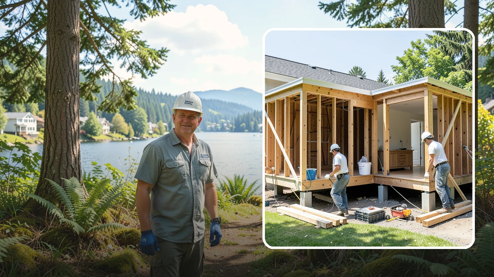 Basement ADU Conversion in Milton, King County, WA - Basement ADU conversion that turns unused lower-level space into a legal apartment in your Western Washington home.