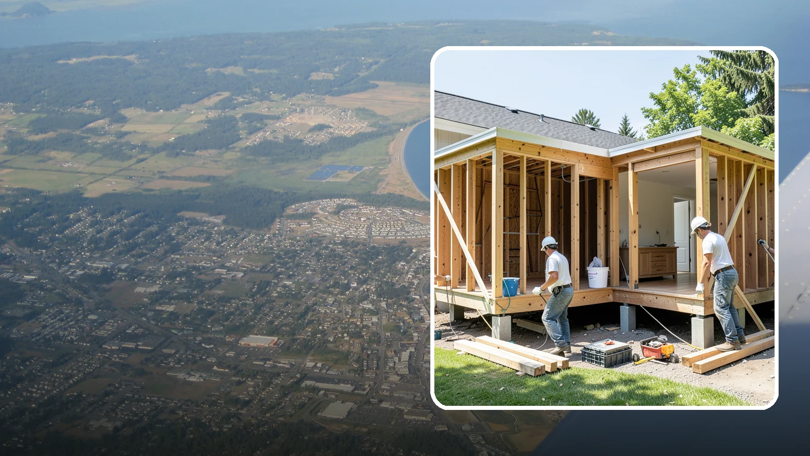 Basement ADU Conversion in Oak Harbor, Island County, WA - Basement ADU conversion that turns unused lower-level space into a legal apartment in your Western Washington home.