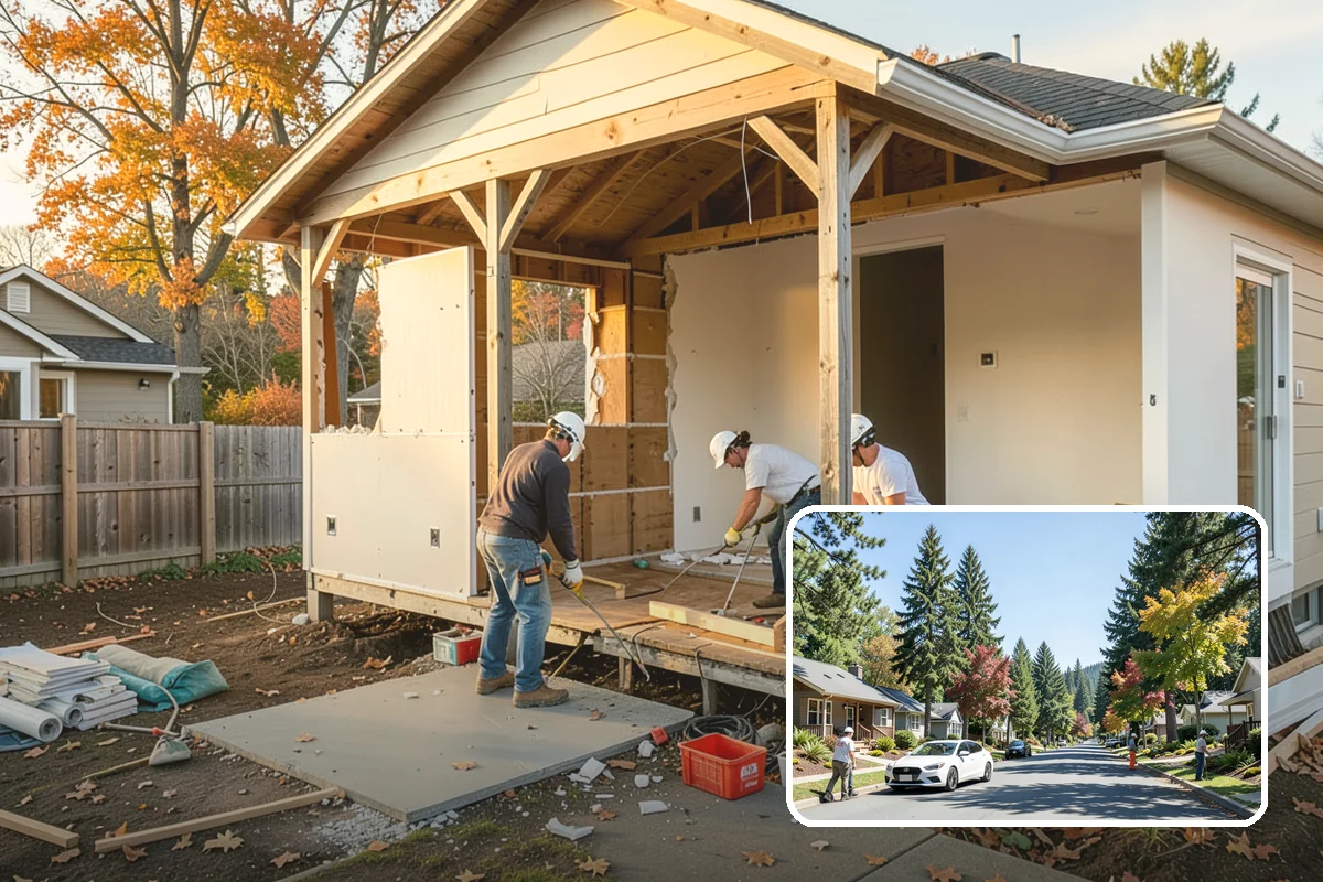 Basement ADU Conversion in Orting, Pierce County, WA - Valuable living space from an unused basement