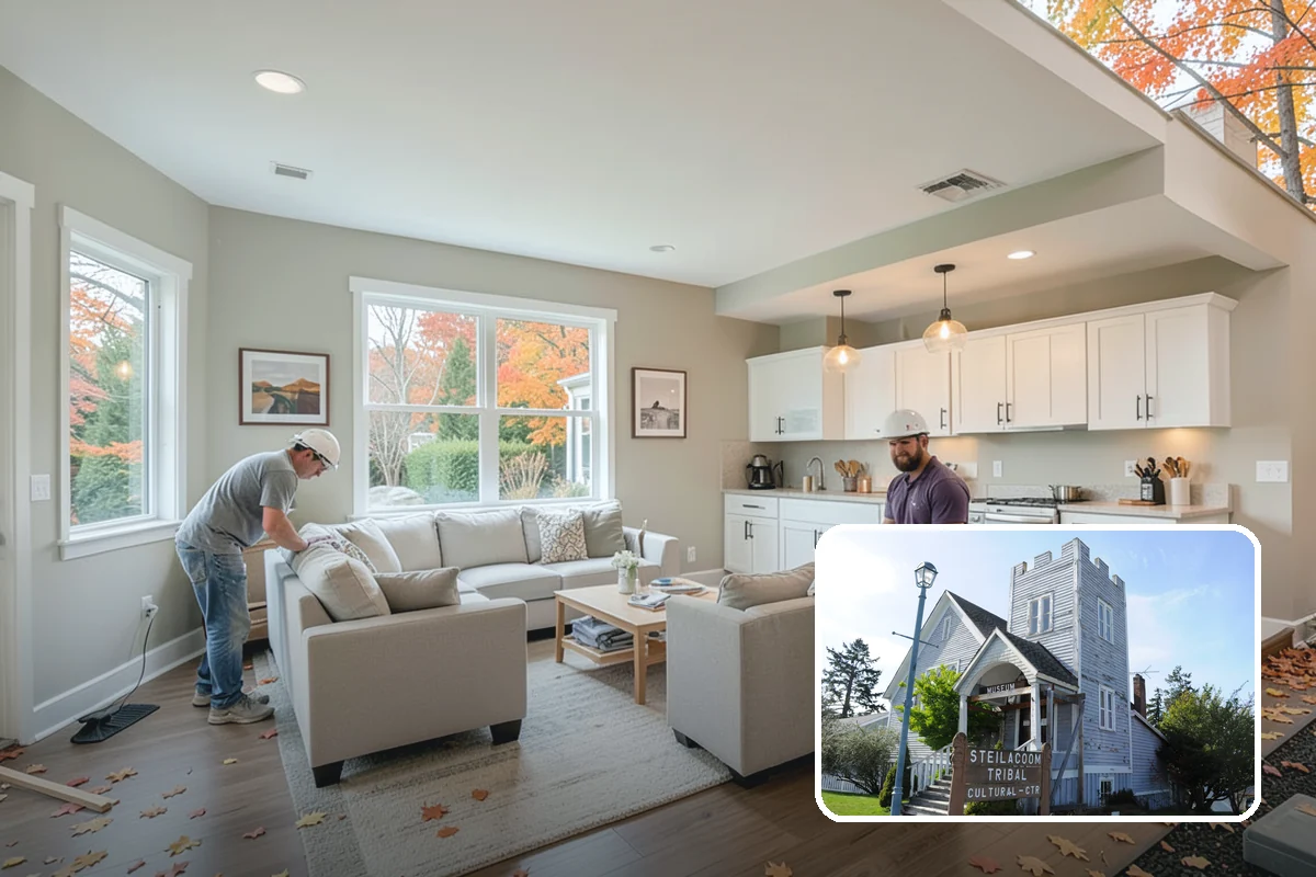 Basement ADU Conversion in Steilacoom, Pierce County, WA - Valuable living space from an unused basement