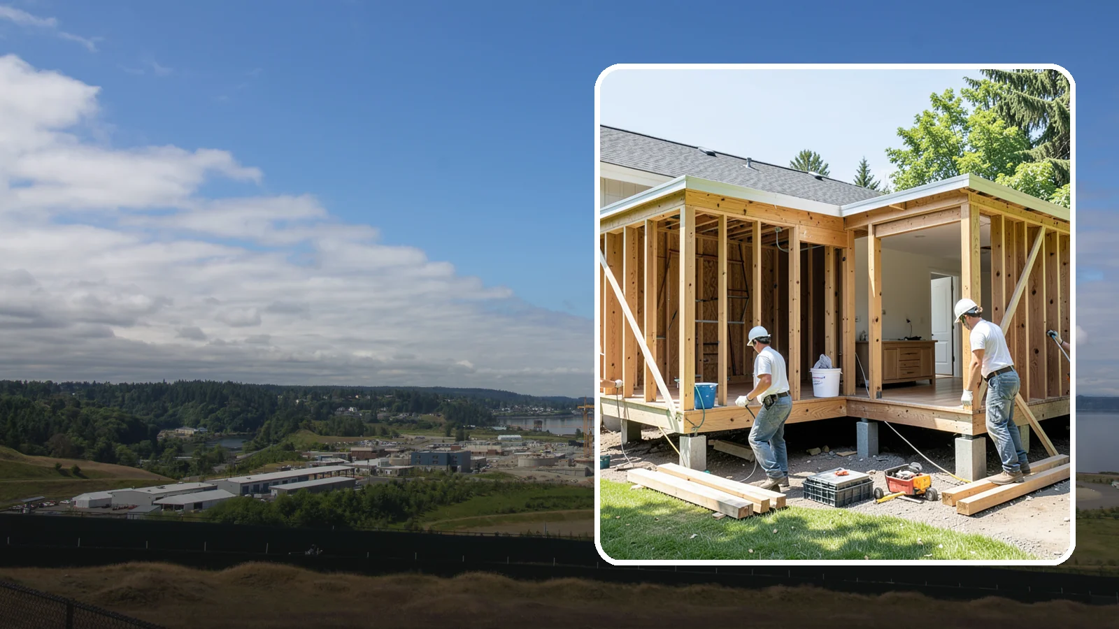 Basement ADU Conversion in University Place, Pierce County, WA - Basement ADU conversion that turns unused lower-level space into a legal apartment in your Western Washington home.