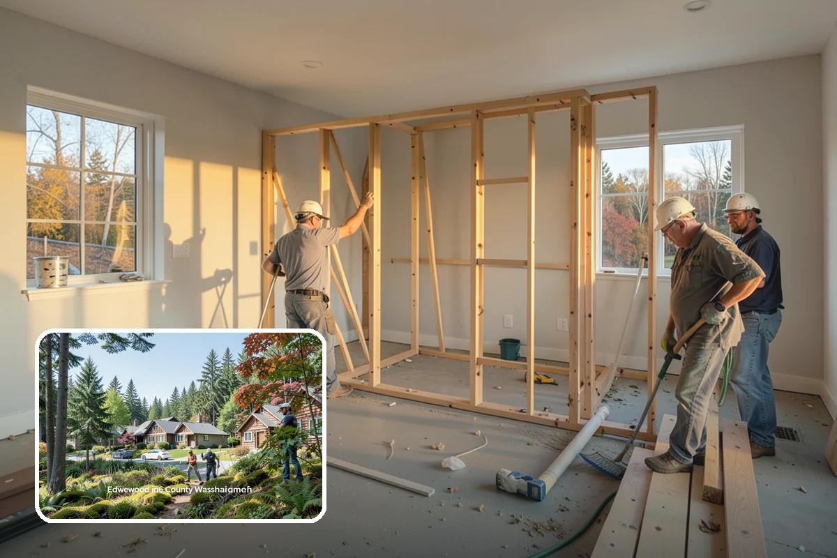 Basement Bar Construction in Edgewood, Pierce County, WA - Creates a standout entertainment centerpiece