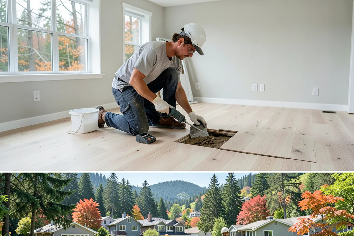 Basement Bar Construction in Fircrest, Pierce County, WA - Bar construction is interior work well suited to the off-season when outdoor projects pause.