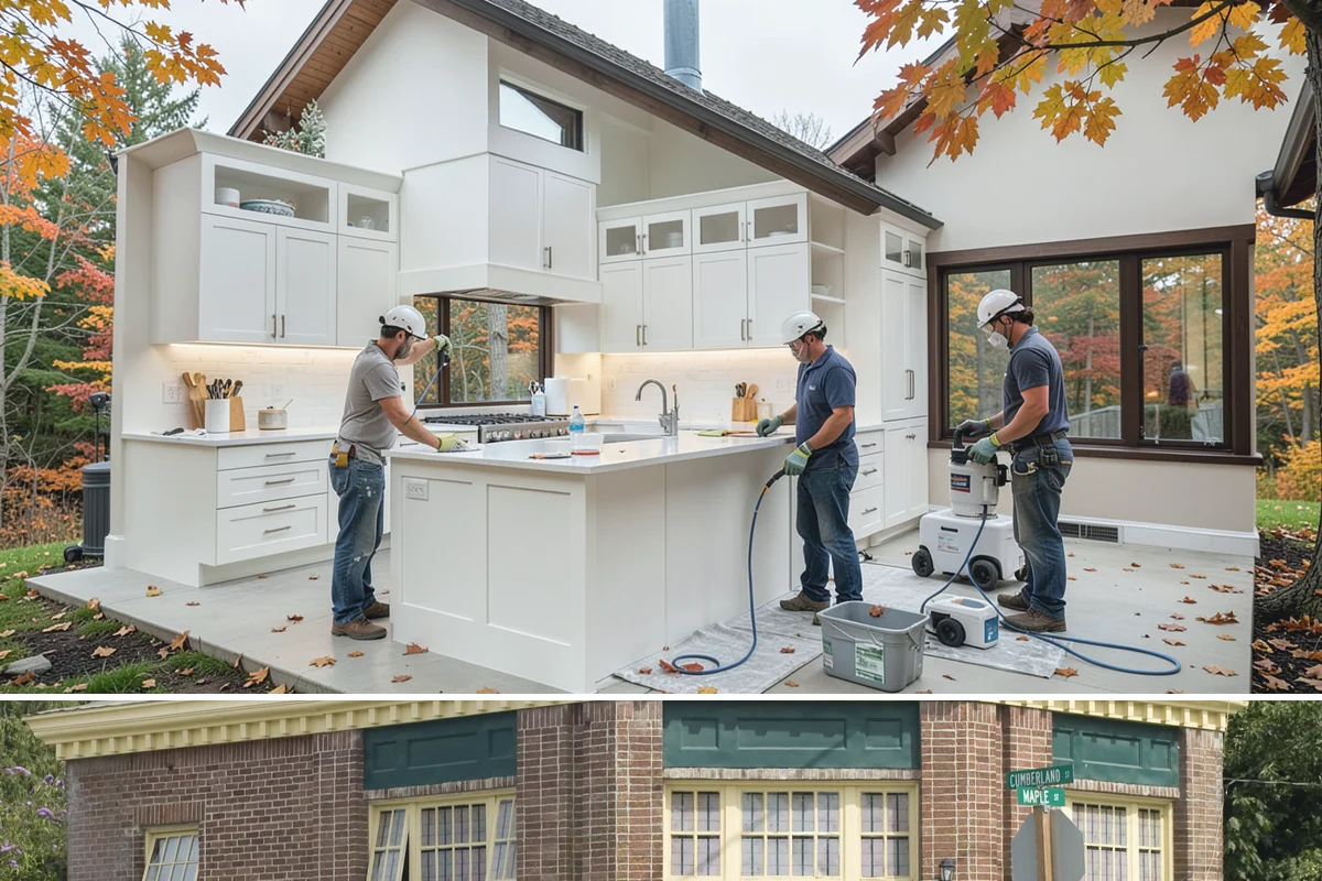 Basement Bar Construction in Hamilton, Skagit County, WA - Bar construction is interior work well suited to the off-season when outdoor projects pause.