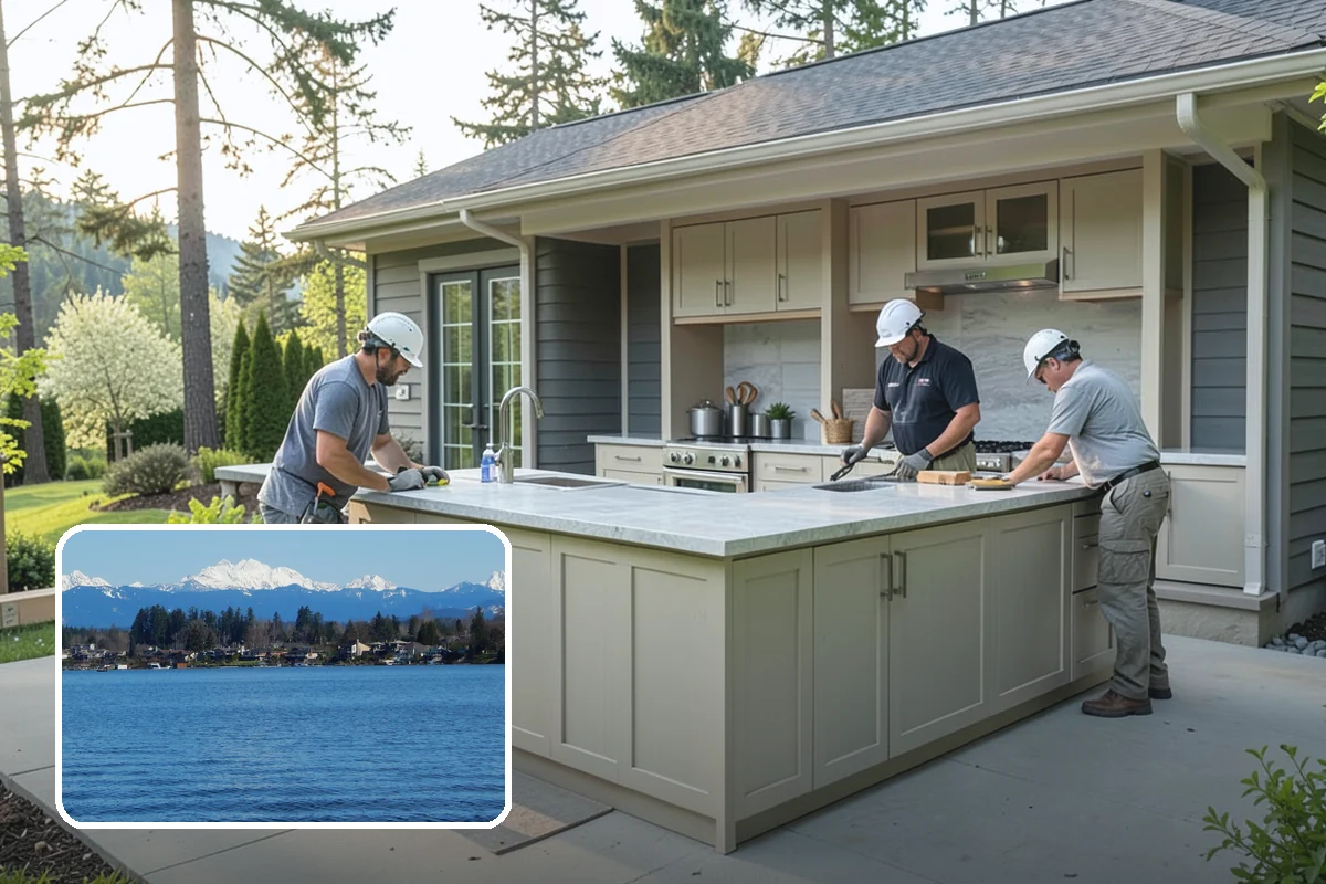 Basement Bar Construction in Lake Stevens, Snohomish County, WA - Creates a standout entertainment centerpiece