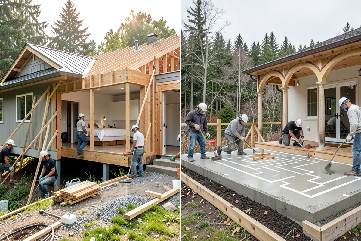 Basement Bar Construction in Maple Valley, King County, WA - Design the bar layout and features