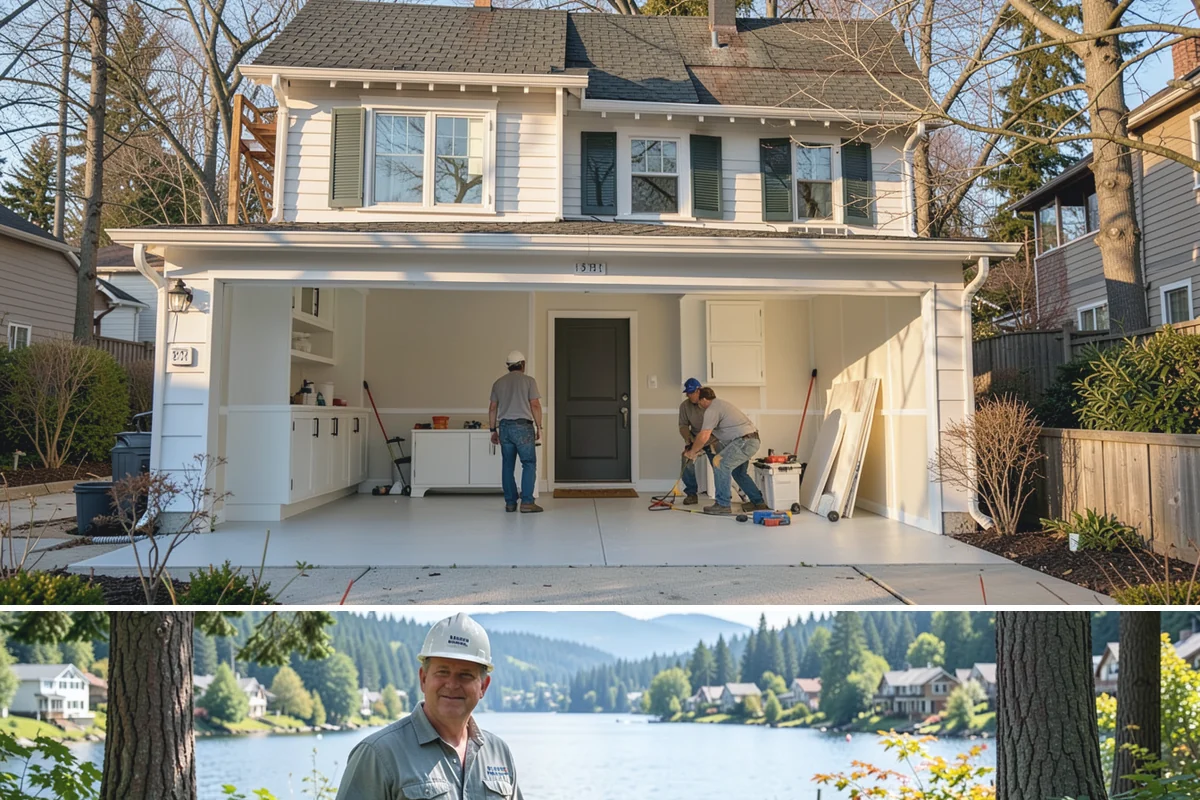 Basement Bar Construction in Milton, King County, WA - Bar construction is interior work well suited to the off-season when outdoor projects pause.