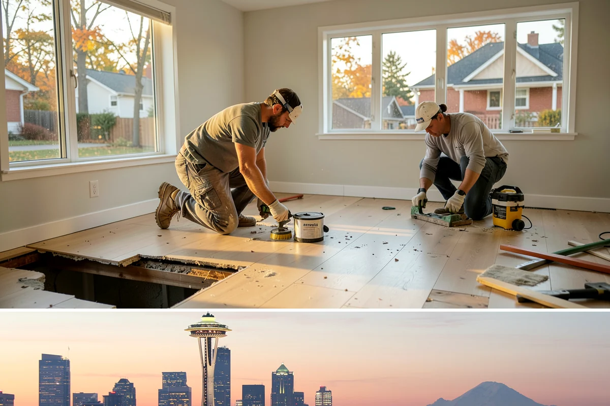 Basement Bar Construction in Seattle, King County, WA - Bar construction is interior work well suited to the off-season when outdoor projects pause.