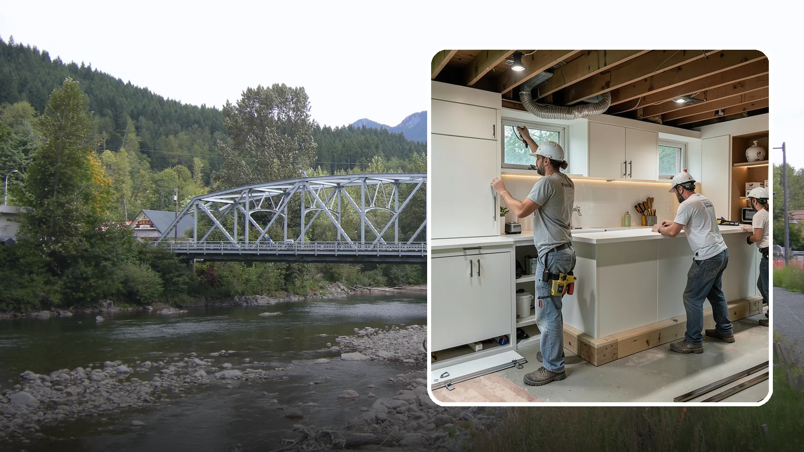 Basement Bar Construction in Skykomish, King County, WA - Basement bar construction builds a custom wet or dry bar as the centerpiece of your entertainment space.