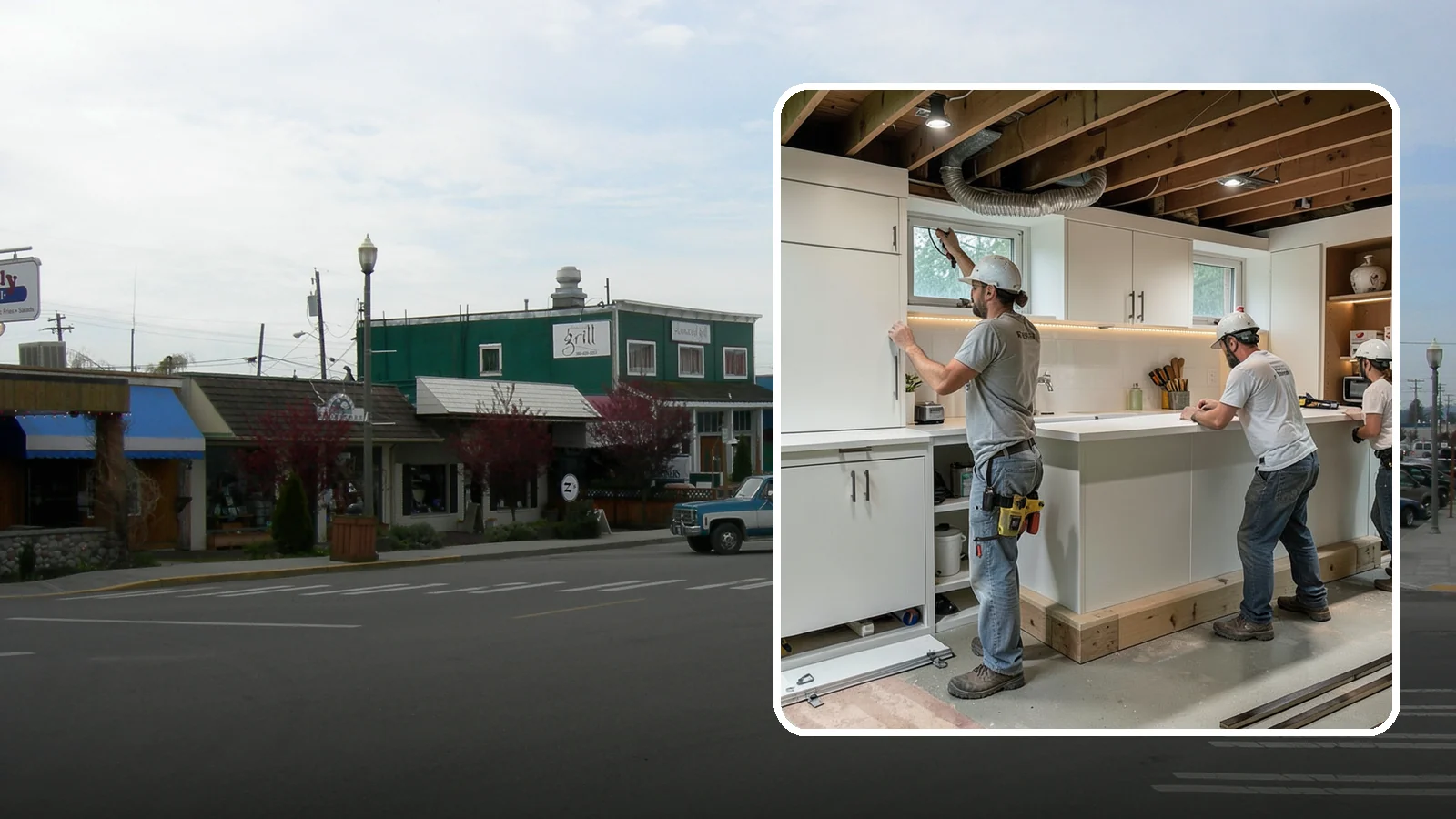Basement Bar Construction in Stanwood, Snohomish County, WA - Basement bar construction builds a custom wet or dry bar as the centerpiece of your entertainment space.