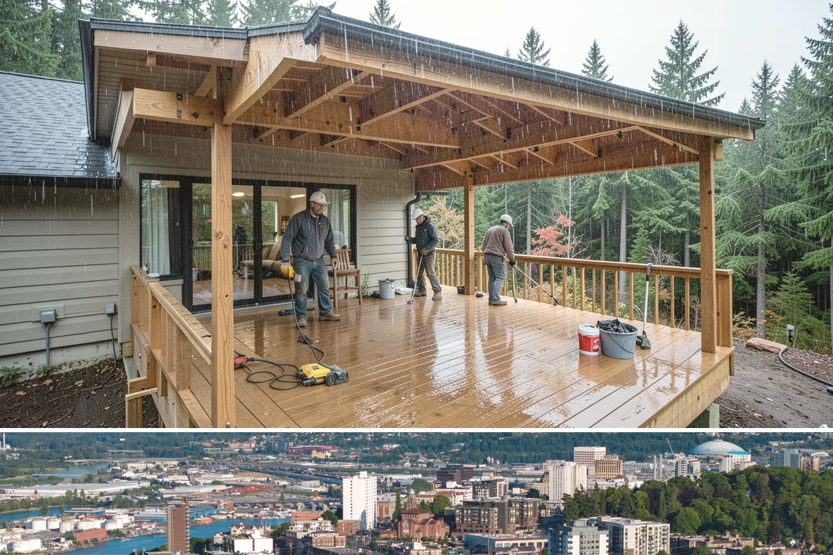 Basement Bar Construction in Tacoma, Pierce County, WA - Bar construction is interior work well suited to the off-season when outdoor projects pause.