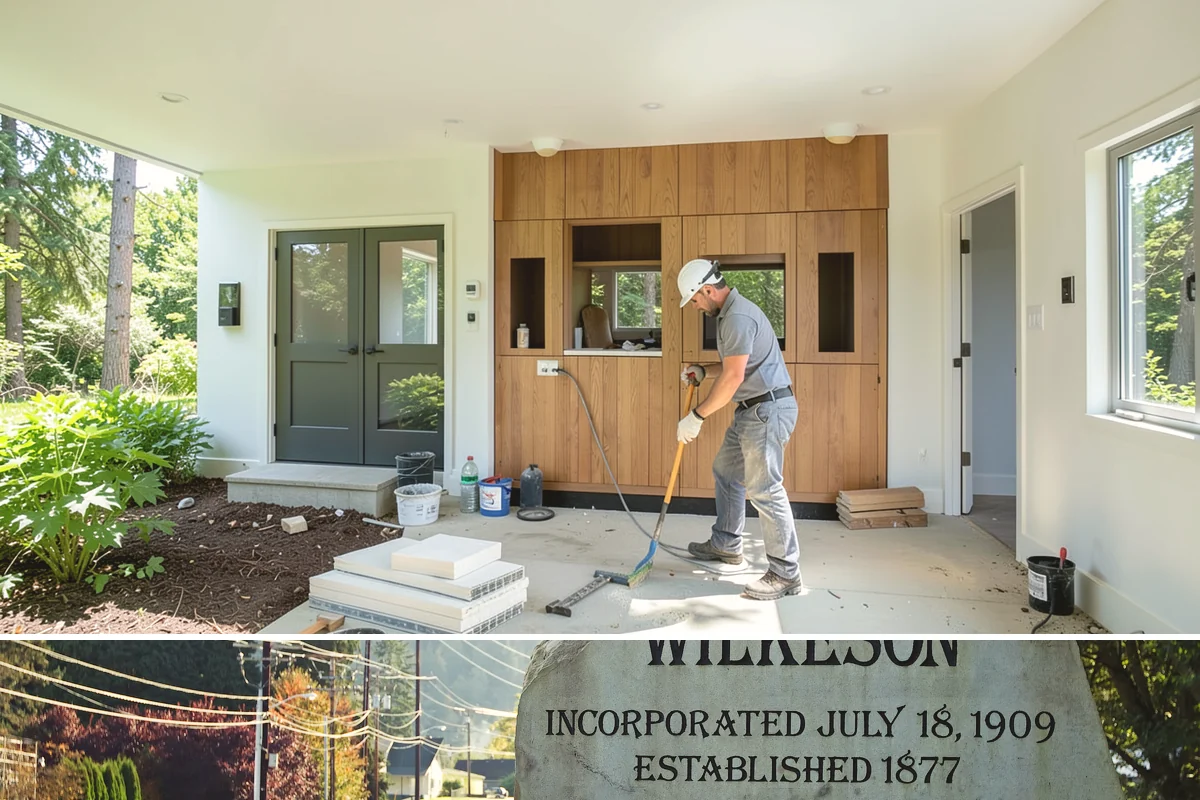 Basement Bar Construction in Wilkeson, Pierce County, WA - Bar construction is interior work well suited to the off-season when outdoor projects pause.