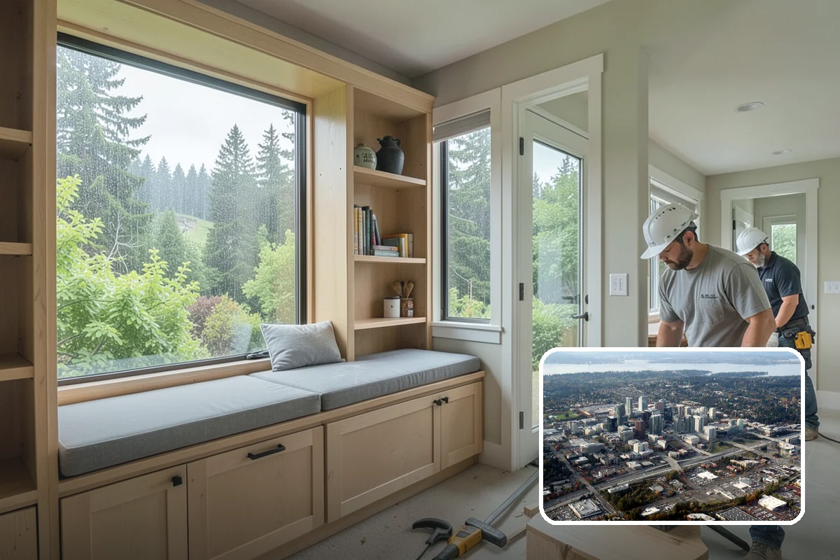 Basement Bathroom in Bellevue, King County, WA - Makes the basement fully livable