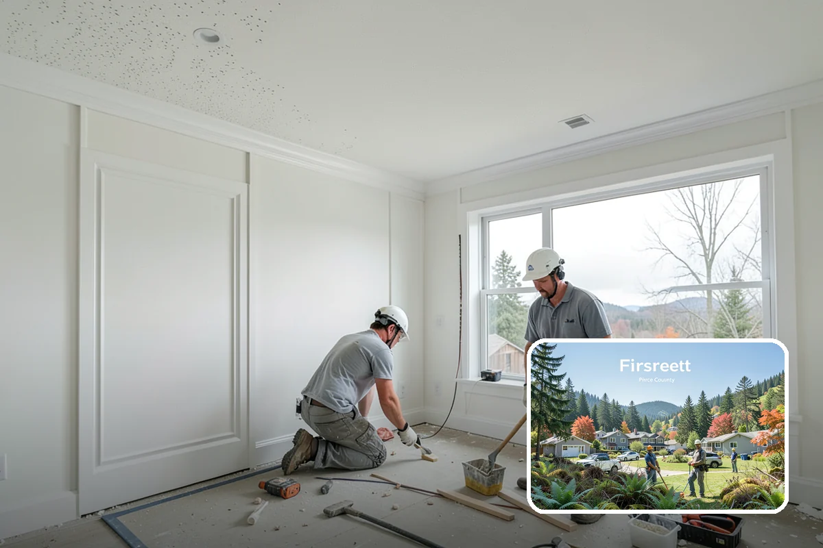 Basement Bathroom in Fircrest, Pierce County, WA - Makes the basement fully livable