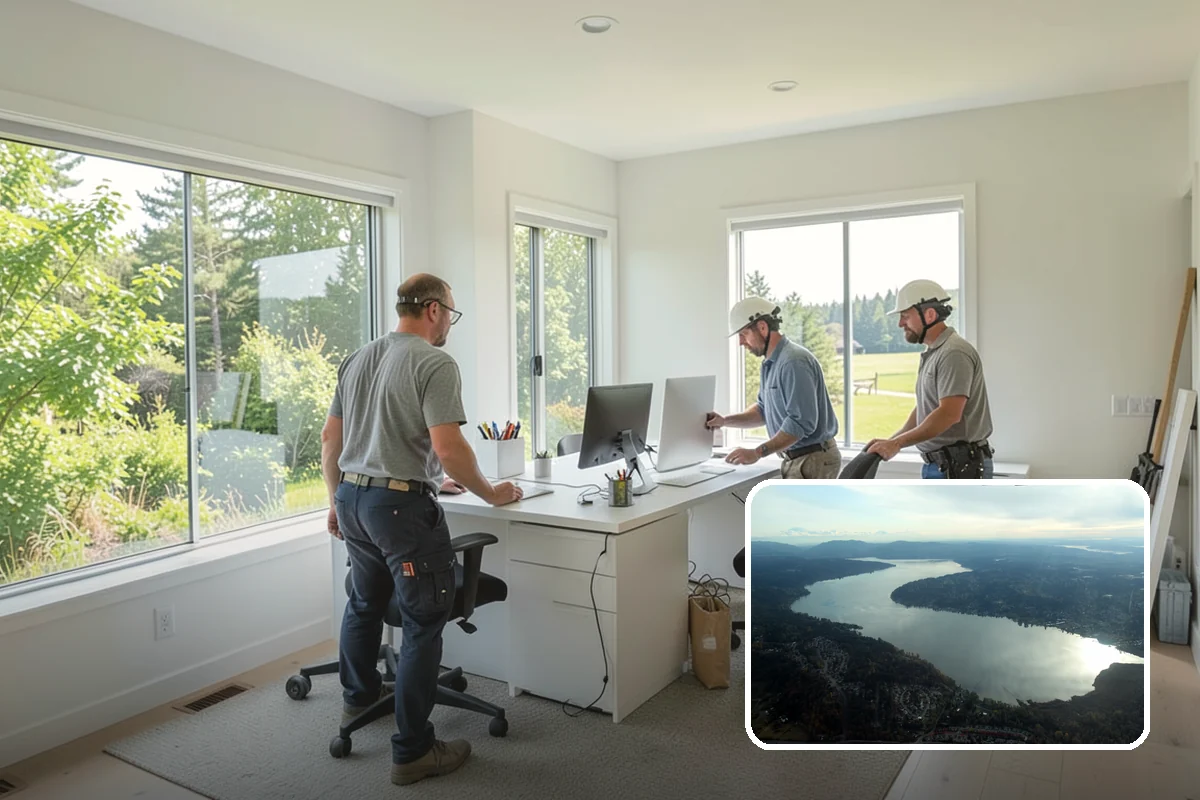 Basement Bathroom in Sammamish, King County, WA - Makes the basement fully livable