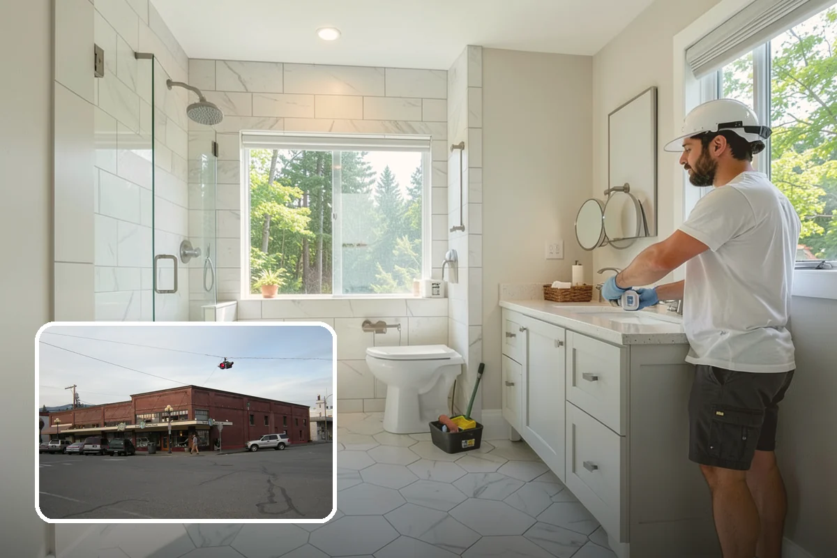 Basement Bathroom in Sedro-Woolley, Skagit County, WA - Makes the basement fully livable