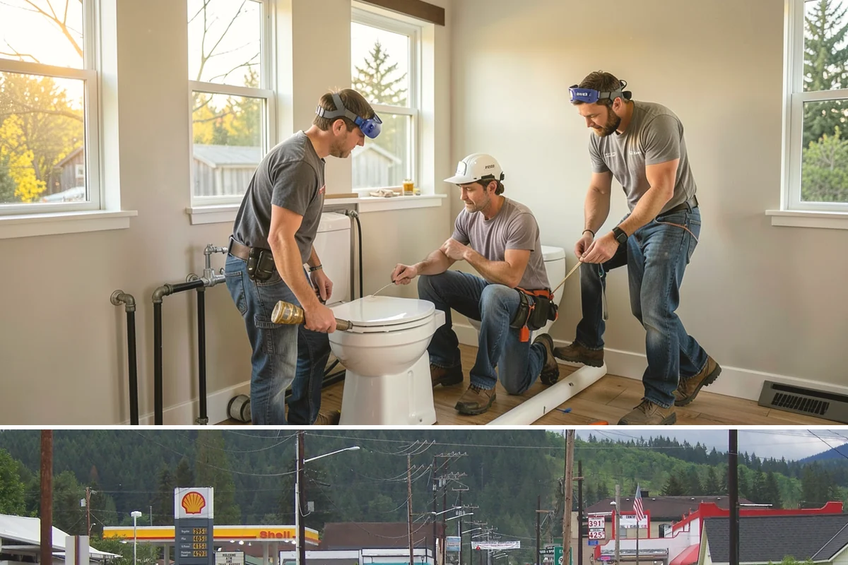 Basement Bedroom in Granite Falls, Snohomish County, WA - Interior framing runs year-round, though we prefer drier conditions for excavating the exterior egress well.