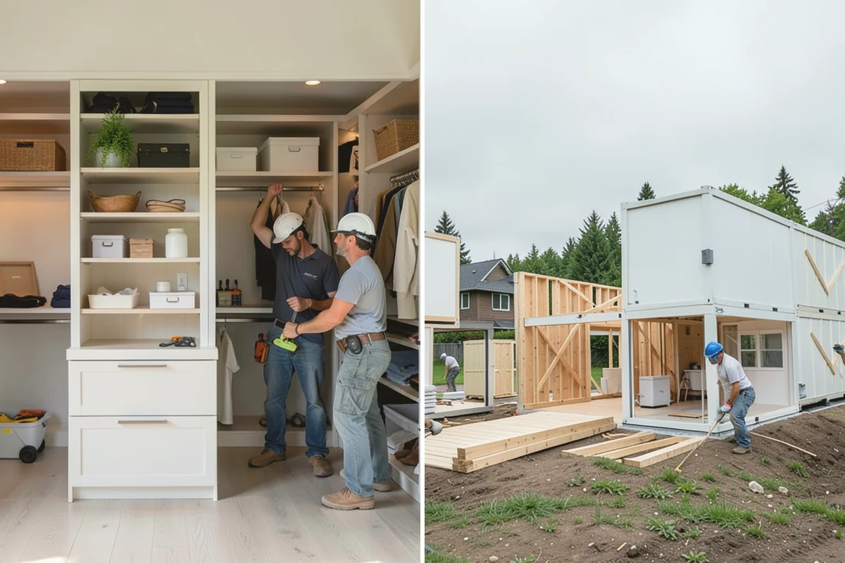 Basement Bedroom in Mercer Island, King County, WA - Plan placement and egress location