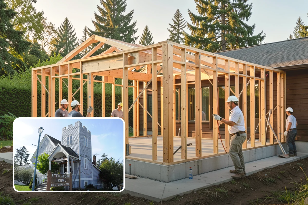 Basement Bedroom in Steilacoom, Pierce County, WA - Adds a legal, egress-compliant bedroom